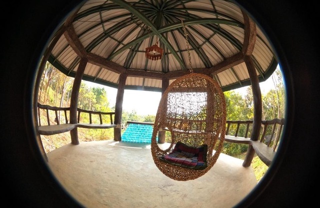 Tafelberg. Bungalow with Swimming Pool and balcony