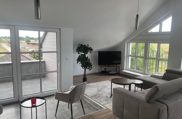 Tasteful apartment with loft character on the outskirts of Berlin