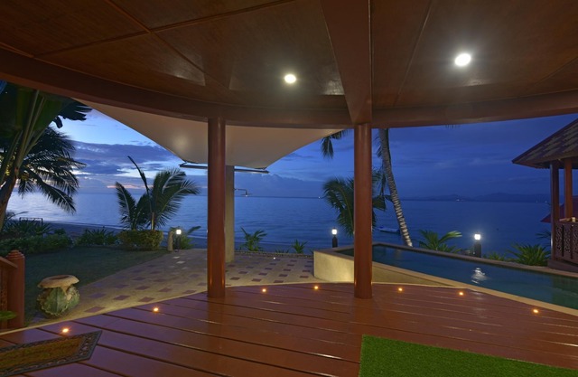 Thai Style Beachfront 3 bed Villa with Pool