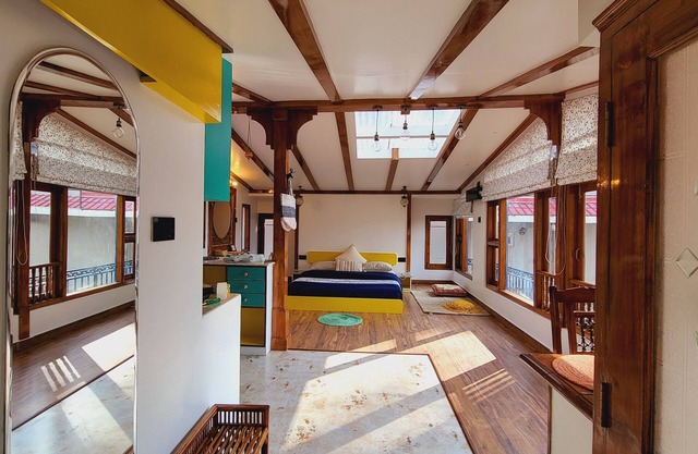 The Attic Suite at Shimla Gypsy with 360° view and a sky roof