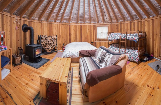 The Cedar Yurt at Cabot Shores Wilderness Resort