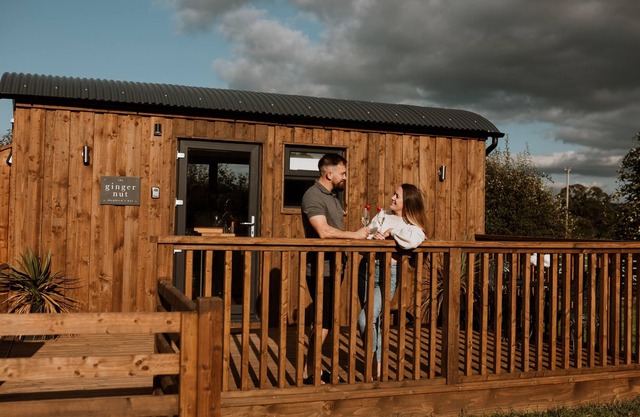 The Ginger Nut - a shepherds hut with hot tub sleeping 2 guests