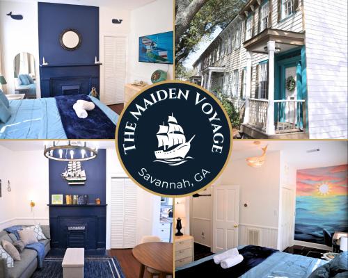 The Maiden Voyage - Themed Getaway, Steps to Forsyth, King Bed, Grill, Games, Picnic Basket