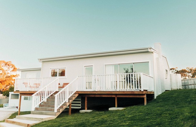 The peace and tranquility of a small coastal town in amongst a touch of luxury.