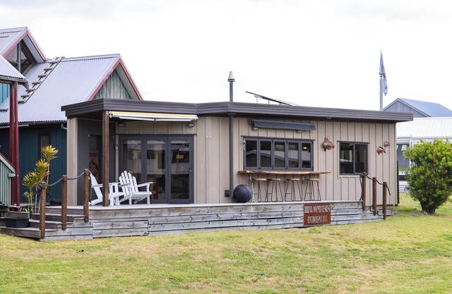 The Pirate's Rest, a tiny home by the beach.