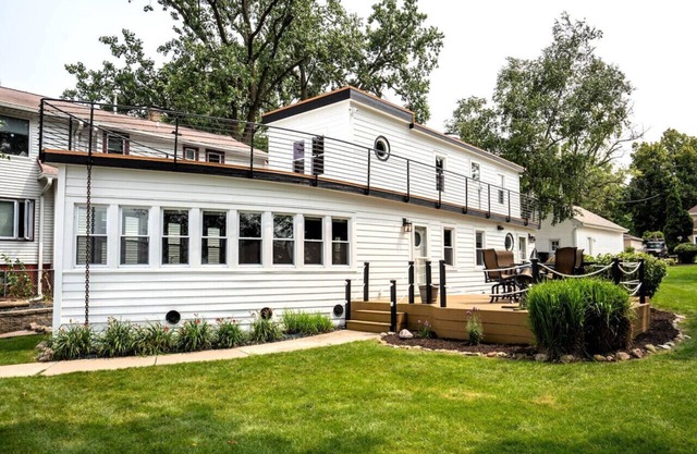 The Pirate Ship House on Pewaukee Lake