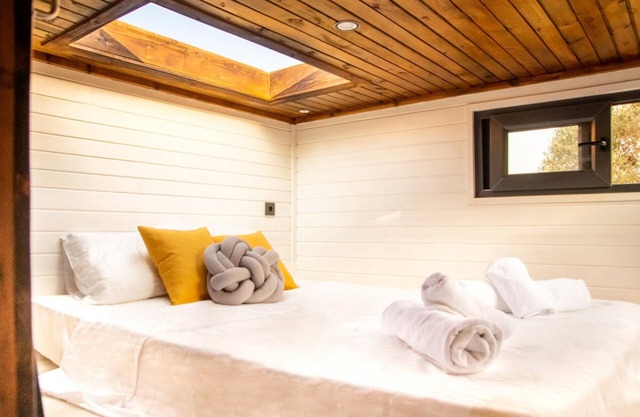 Tiny House Framed by Nature near Sea in Karaburun