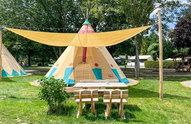 Tipi Illinois am Kiebitzer See