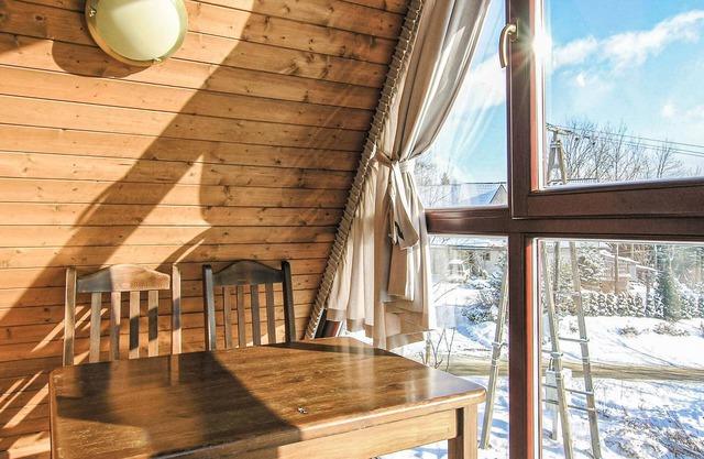 To the modern vacation home belongs an enclosed natural plot.