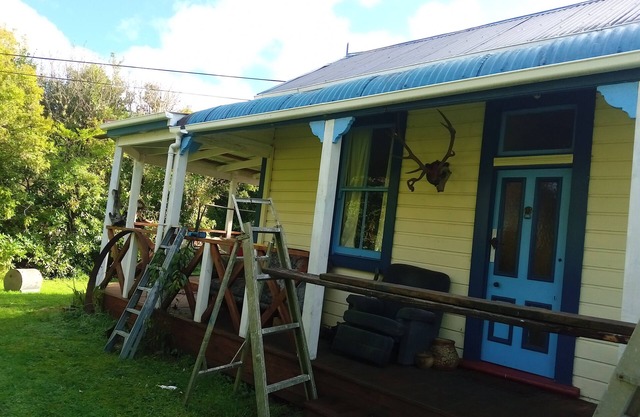 Town edge art studio and stay.