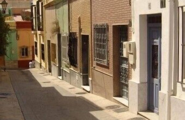 Traditional house in historical district close to the harbour and the castle