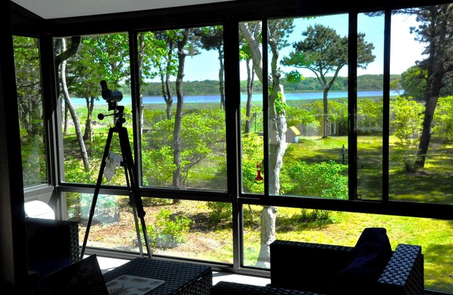 Traditional waterfront cottage on Horseneck Beach