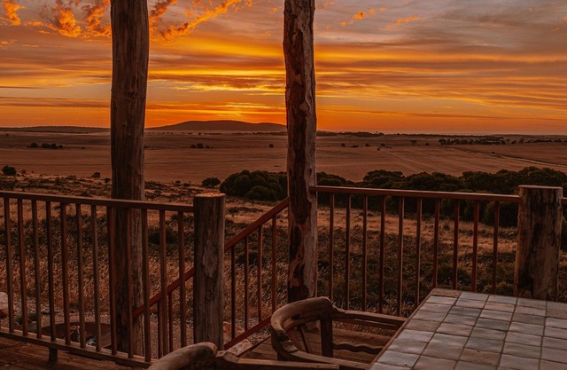Train carriage turned eco cabin at Greenly Beach