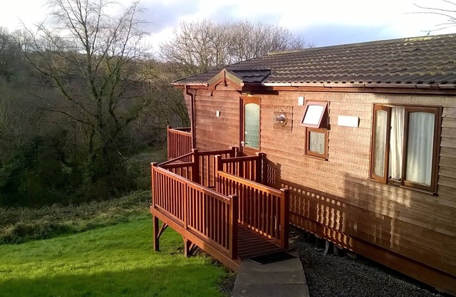 Tranquil Luxury 4 Star Lodge With View Over Woodland, Narberth, Pembrokeshire