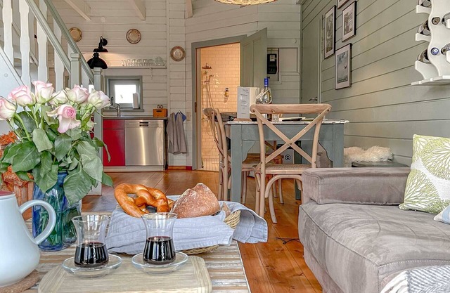 traumHaff®Romance of the boatswains with fireplace, private NORDICSPA, fireplace