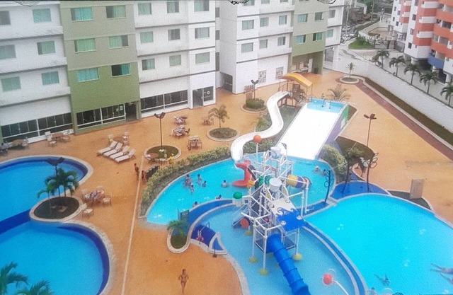 Two-bedroom apartment in Caldas Novas. Thermal waters.