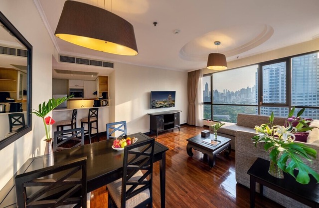 Two Bedroom Suite with views across the city