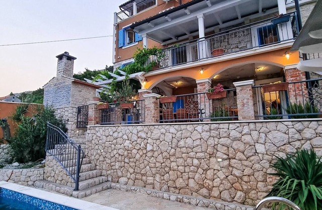 Two houses with pool, and sauna, playground