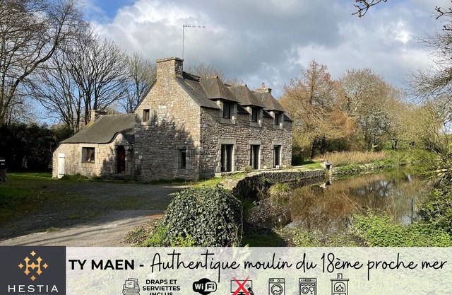 TY MAEN - Authentic 18th century mill near the sea