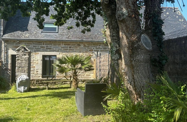 Typical Breton house "Ty Breizh" Beg Meil Fouesnant plage des oiseaux