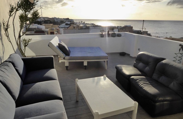Typical Canarian house in authentic village at the sea, without mass tourism