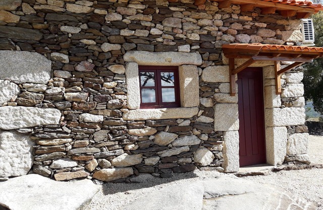 Typical house in the middle of nature