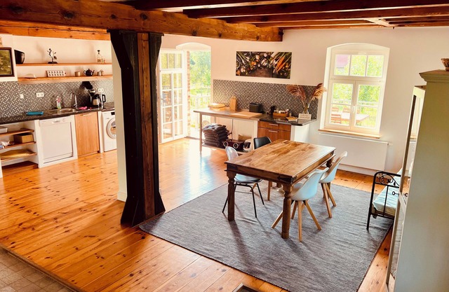 Unique atmosphere in the mill oasis with whirlpool! Pet friendly!