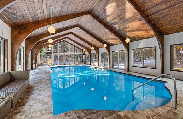 Unique Estate with Largest Private Heated Indoor Pool in the Poconos