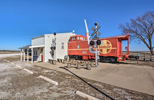 Unique Joplin Gem: Converted Train Car Studio