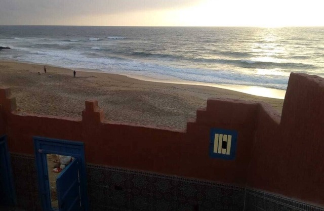 Unusual accommodation facing the sea