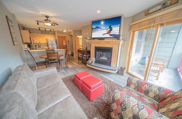 Updated Unit River Run Village, Gas Fireplace