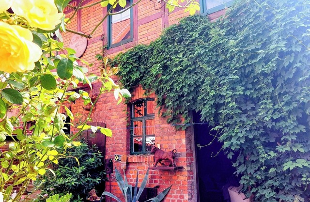 Urlaub im Alten Fachwerk Im Sommer mit Gartenblick Oder im Winter vor dem Kamin