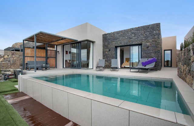 Vacation Villa 'Yucas 13' with Sea View, Wi-Fi and Air Conditioning