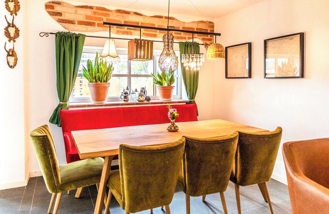 Vacation apartment 53sqm with tiled stove