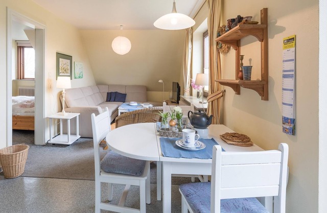 Vacation apartment in Borgsum (top right) for up to 2 people