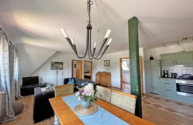 Vacation apartment Rügen Alte Schule Barlin Mecklenburg Pool