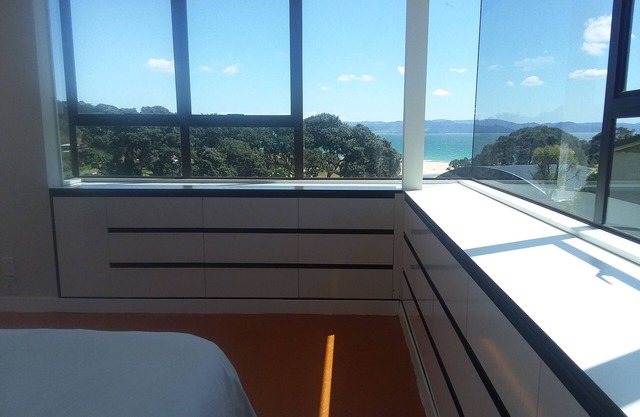 Views over Kuaotunu beach, close to Matarangi, Otama and Opito beaches