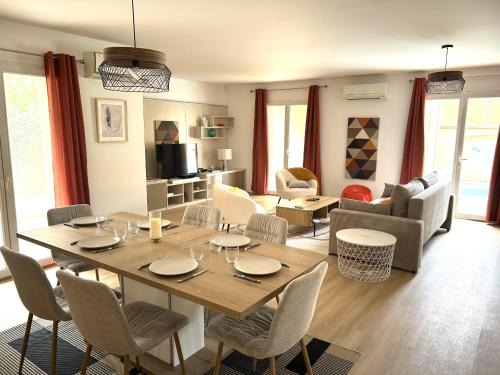 villa 8 personnes avec piscine