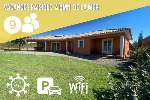 "Villa Bernardini" vacances paisible à 2km de la mer
