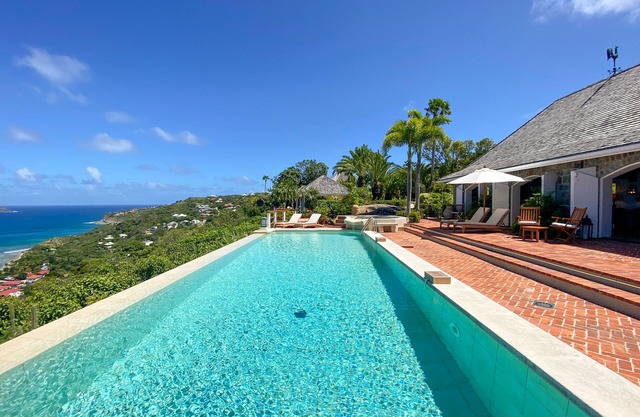 Villa Chanticleer | Ocean View - Located in Wonderful Lorient Beach with Private Pool