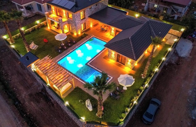 Villa Diamond located in Fethiye-Seydikemer is a good choice for large families.