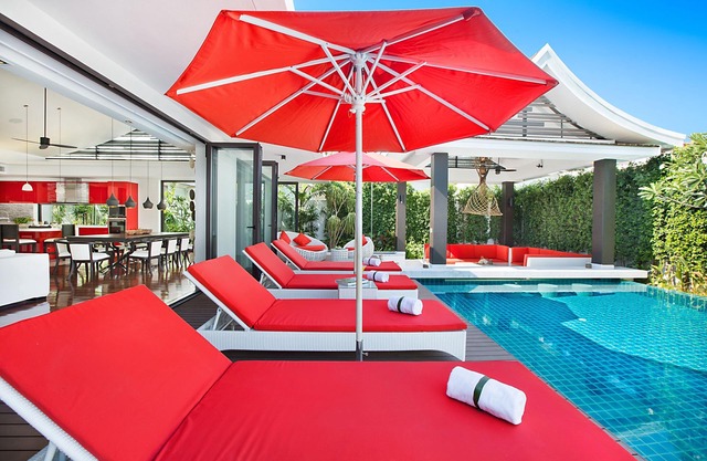 Villa Julia Lamai Koh Samui front beach with chef and housekeeping