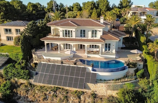 Villa San Antonio, las Mejores Vista de Jávea, Lujo Para 8 Personas