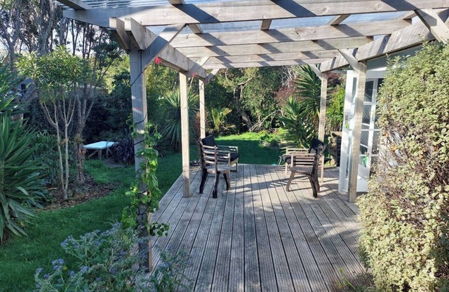 Warm and colourful, with beach and birdsong