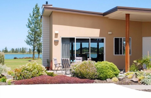 Warm and peaceful with unobstructed lake views.