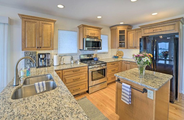 Waterfront East China Home with Dock and Patio!
