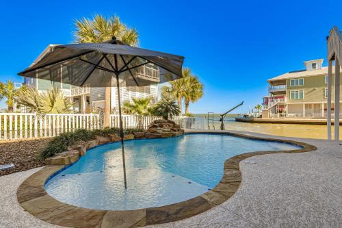 Waterfront Galveston Bay Home with Private Pool!
