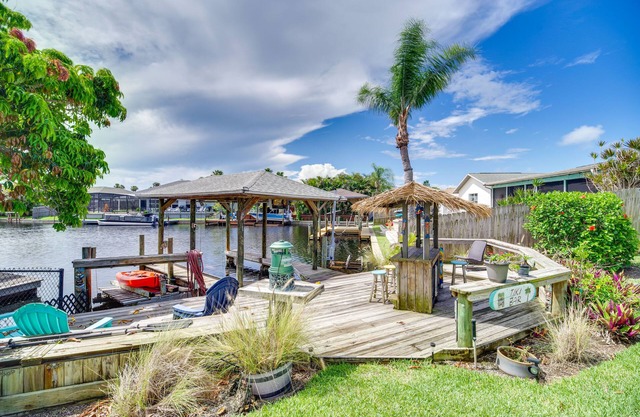 Waterfront Merritt Island Vacation Rental w/Pool!