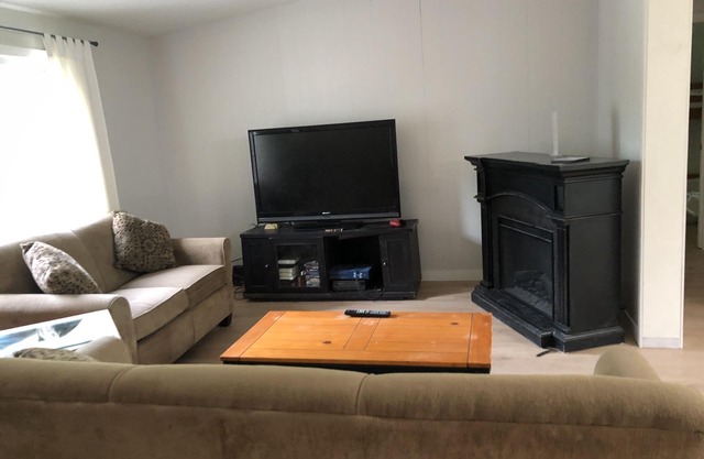 Waterfront, Snowmobile trials nearby, close to town