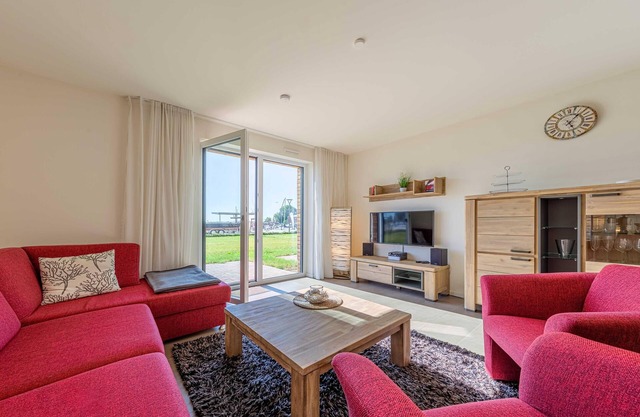 Welcome to the 5-star vacation apartment Libelle in the Hafenresidenz Waren